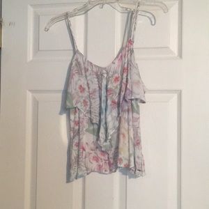 Floral American Eagle tank top